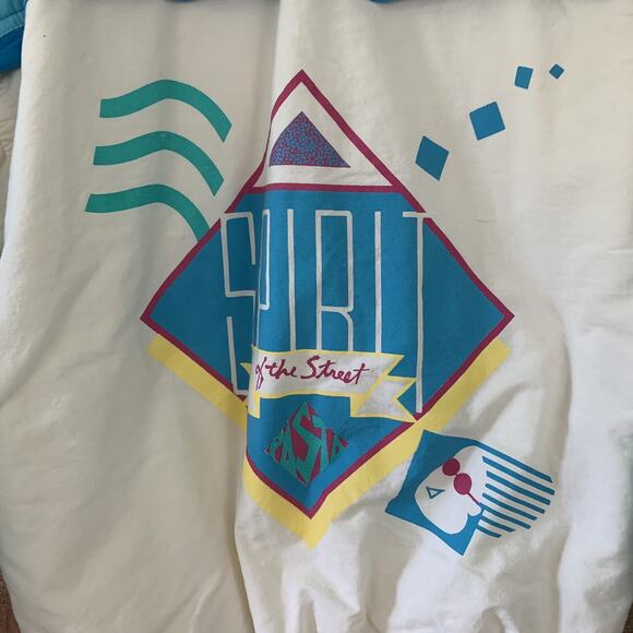 Vintage 1980’s Pasta New Wave Sweatshirt Graphic Streetwear Size S/M - Picture 2 of 7